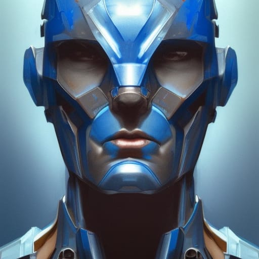 Blue Cyborg