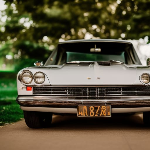 Classic Grey Car