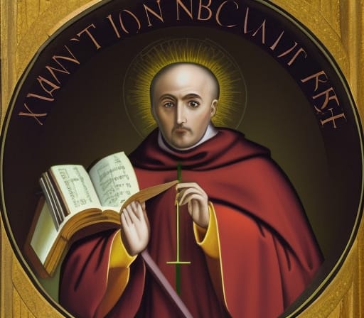 Saint Bonaventure of franciscan