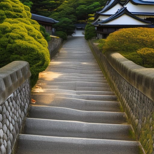 Hikone Castle Stairs