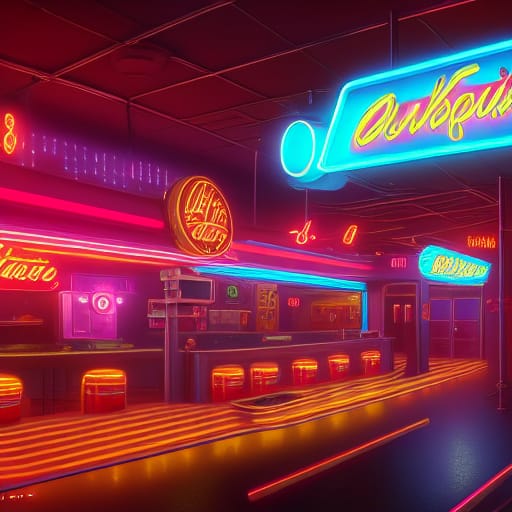 Cyberpunk Diner