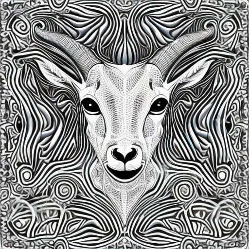 Psychedelic Goat