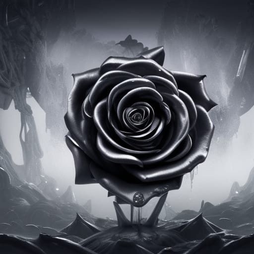 Dark Cave Rose