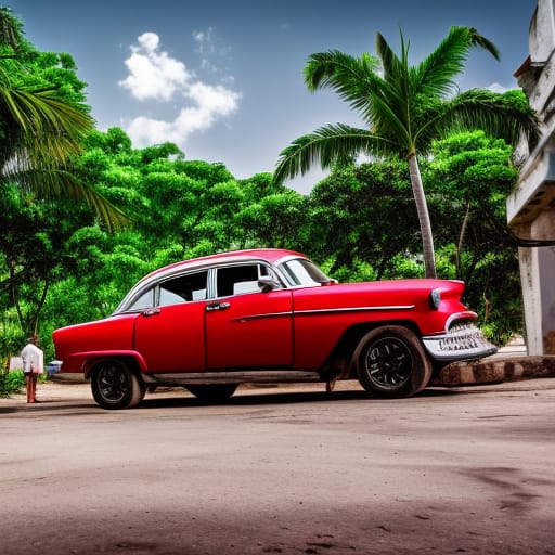 Red Classic Car