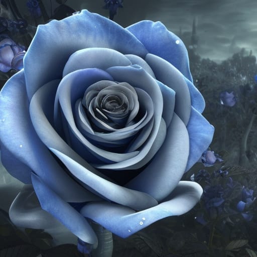 Light Blue Rose