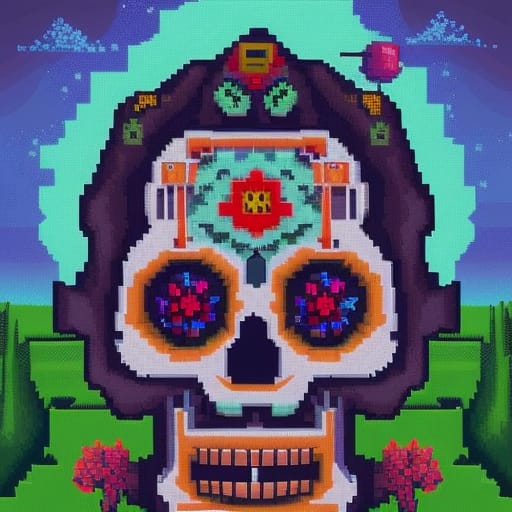 Pixel Skull