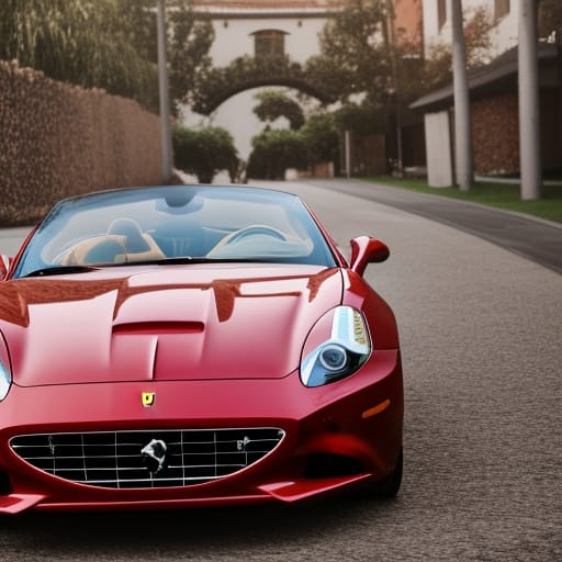 Classic Red Ferrari California