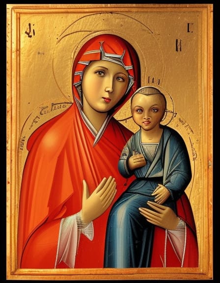Saint Anne grandmother of Jesus