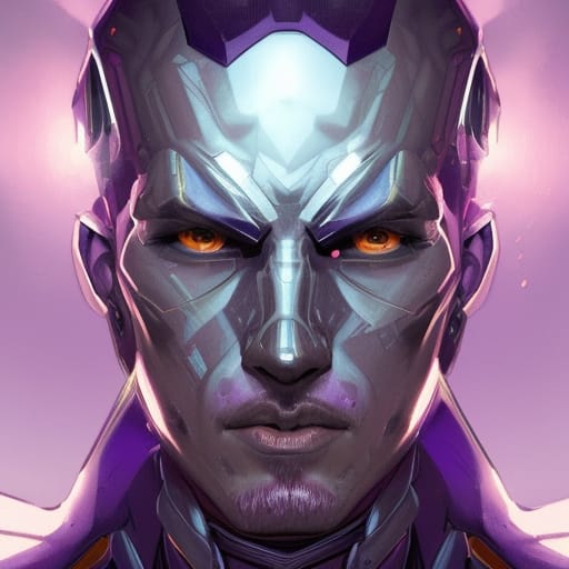 Purple Cyborg