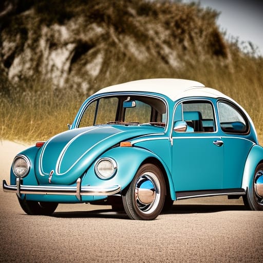 Blue Beetle on The Beach