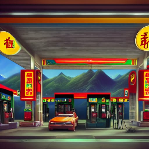 Chinese Gas Station