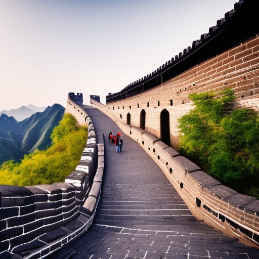 Great Wall of China Morning