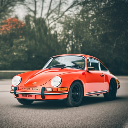 Classic Red Porsche