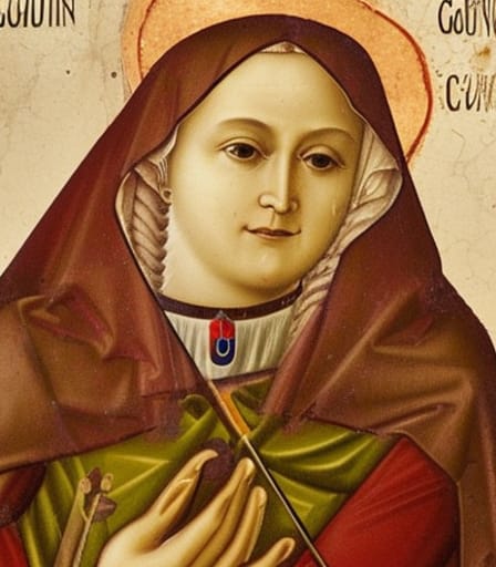 Saint Geltrude Caterina