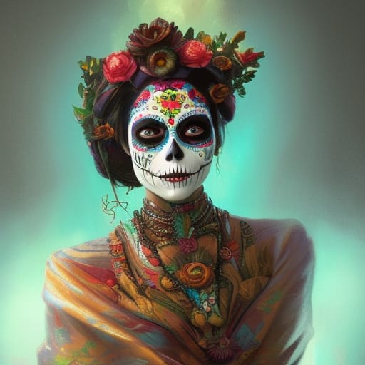 Skull Painted Face