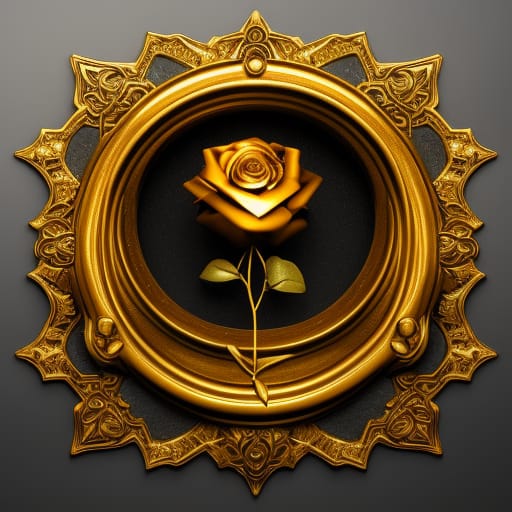 Gold Rose Insignia