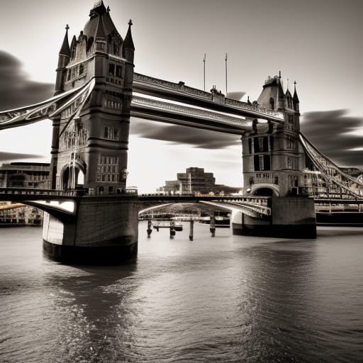 B&W London Bridge