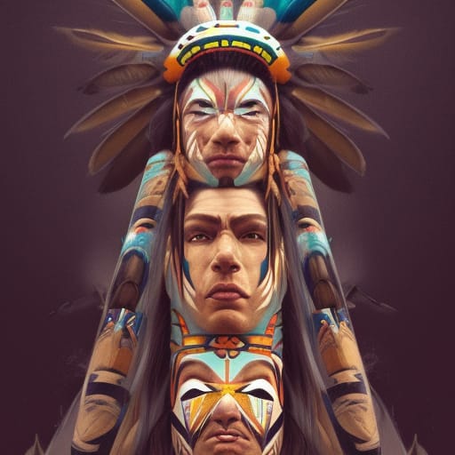 Native American Totem Pole