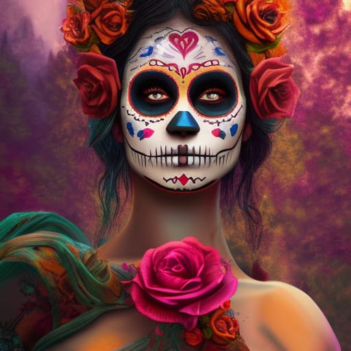 Day of The Dead Skull