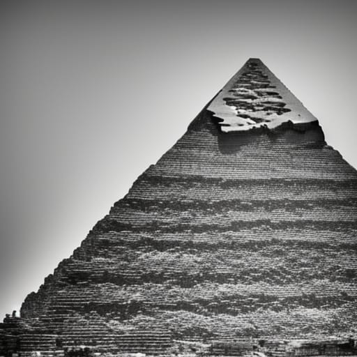 B&W Pyramid of Giza