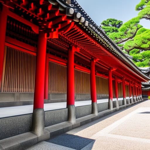 Nijo Castle Courtyard