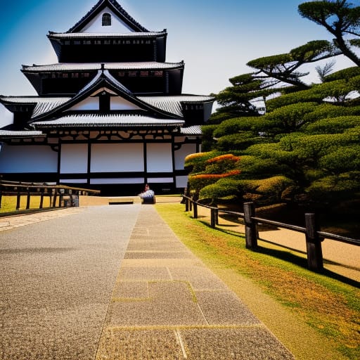 Inuyama Castle Courtyard