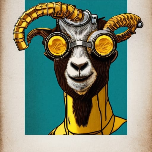 Steampunk Goat