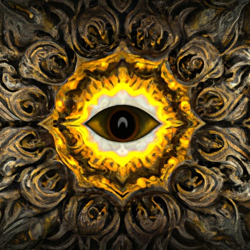 Gold All-Seeing Eye