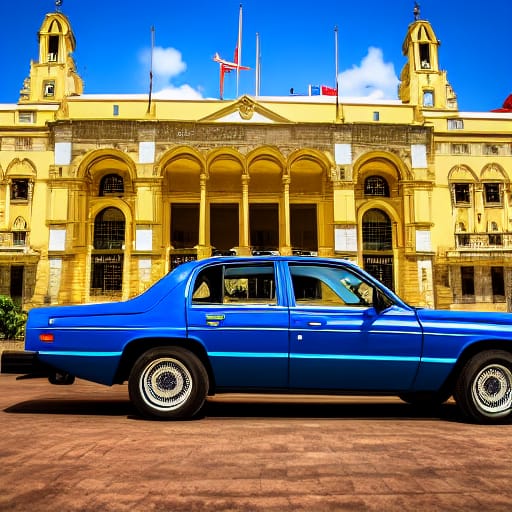 Classic Blue in Cuba