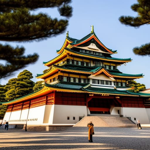 Nagoya Castle Courtyard