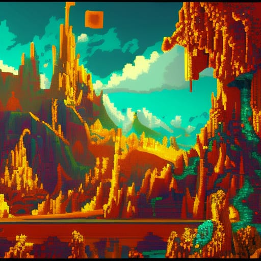 Pixel Desert Paradise