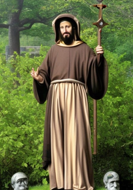 Saint Pirmin latinized Pirminius