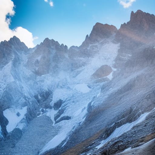 Snow Capped Mountains