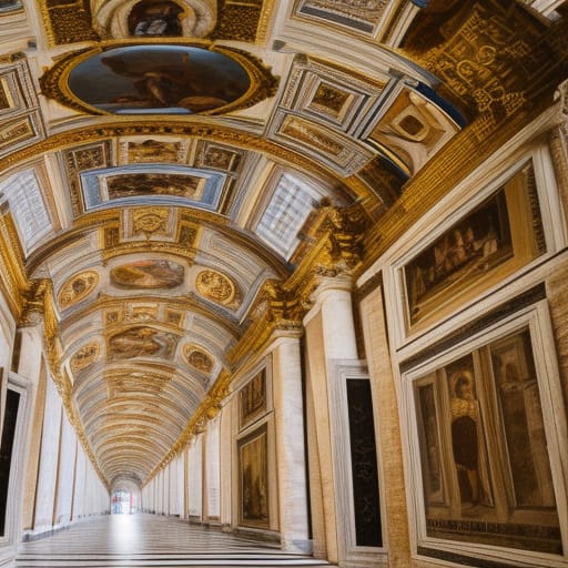 Endless Vatican Hallway