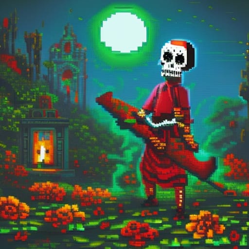 Pixel Day of The Dead