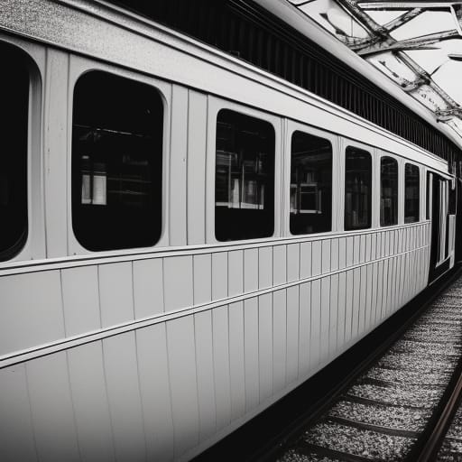 B&W Train