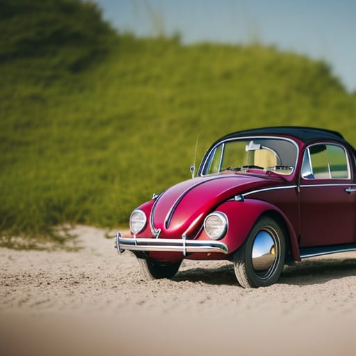 Red Beetle on the Beach