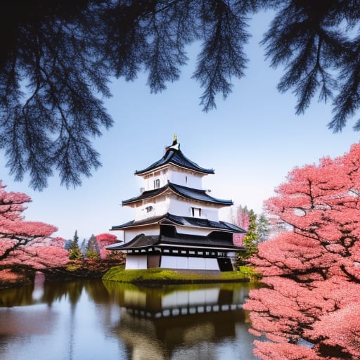 Hirosaki Castle in Japan