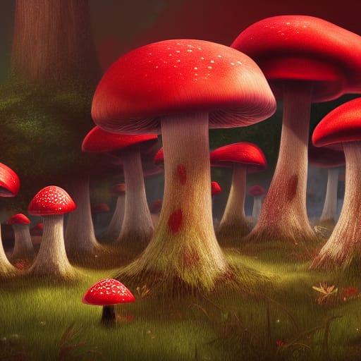 Red Mushrooms