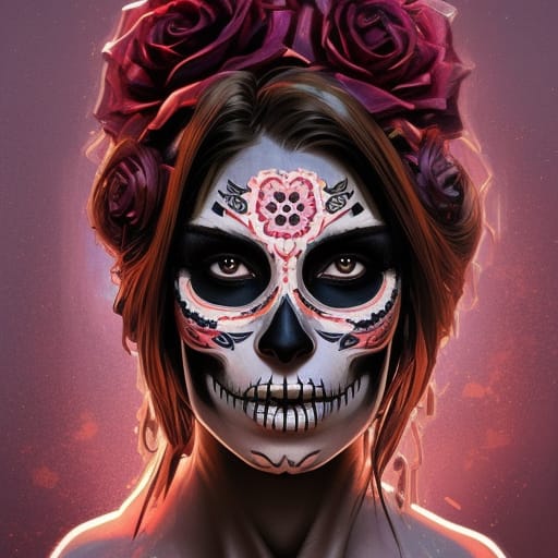 Day of The Dead Woman